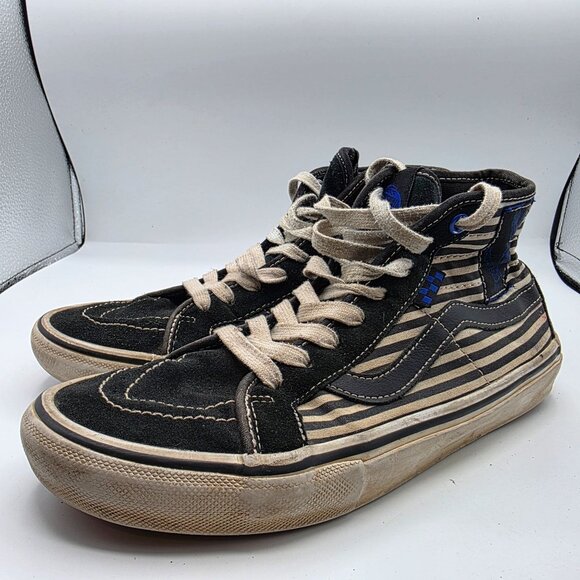 Vans Sk8 Hi x Breana Geering Mens Size 9 Black High Top Shoes Casual Walking - Picture 4 of 14